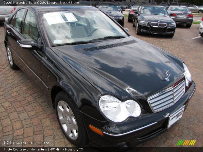 Black / Stone 2006 Mercedes-Benz C 280 Luxury