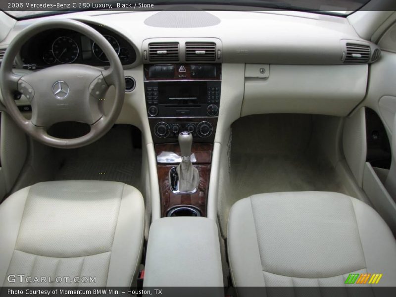 Black / Stone 2006 Mercedes-Benz C 280 Luxury