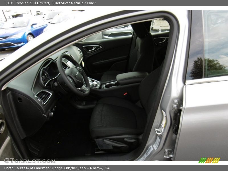 Billet Silver Metallic / Black 2016 Chrysler 200 Limited