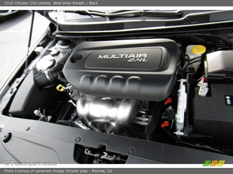 Billet Silver Metallic / Black 2016 Chrysler 200 Limited