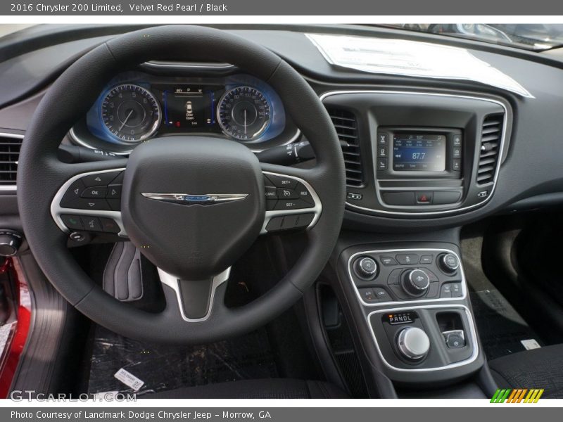 Velvet Red Pearl / Black 2016 Chrysler 200 Limited