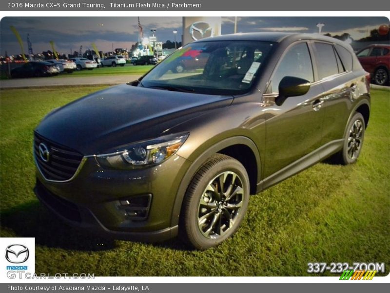 Titanium Flash Mica / Parchment 2016 Mazda CX-5 Grand Touring