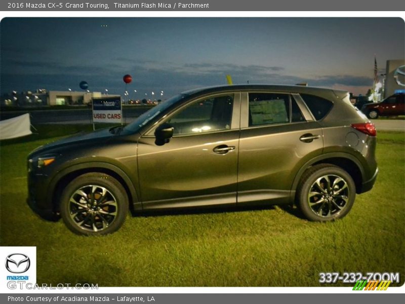 Titanium Flash Mica / Parchment 2016 Mazda CX-5 Grand Touring
