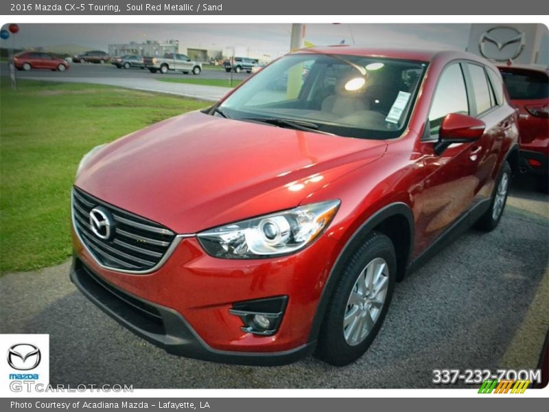 Soul Red Metallic / Sand 2016 Mazda CX-5 Touring