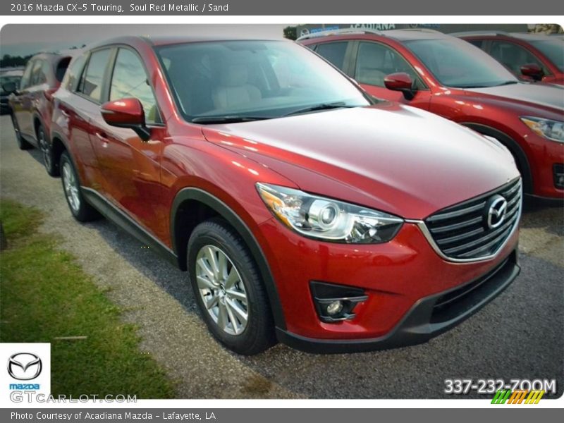 Soul Red Metallic / Sand 2016 Mazda CX-5 Touring