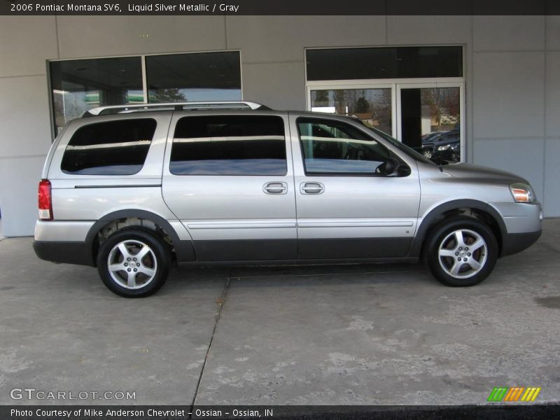 Liquid Silver Metallic / Gray 2006 Pontiac Montana SV6
