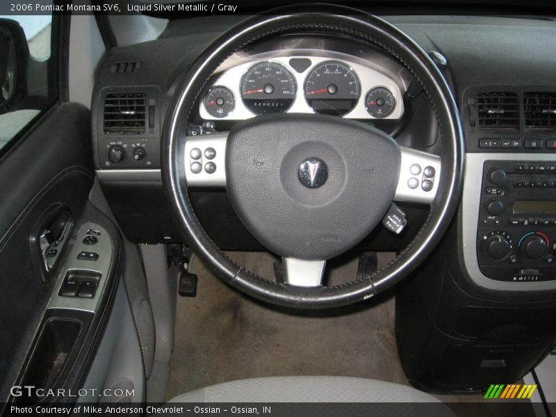 Liquid Silver Metallic / Gray 2006 Pontiac Montana SV6
