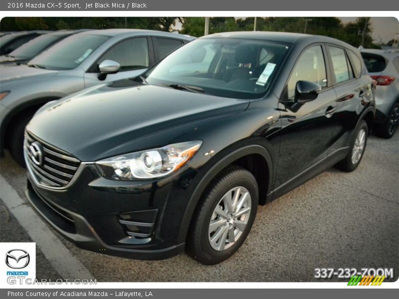 Jet Black Mica / Black 2016 Mazda CX-5 Sport
