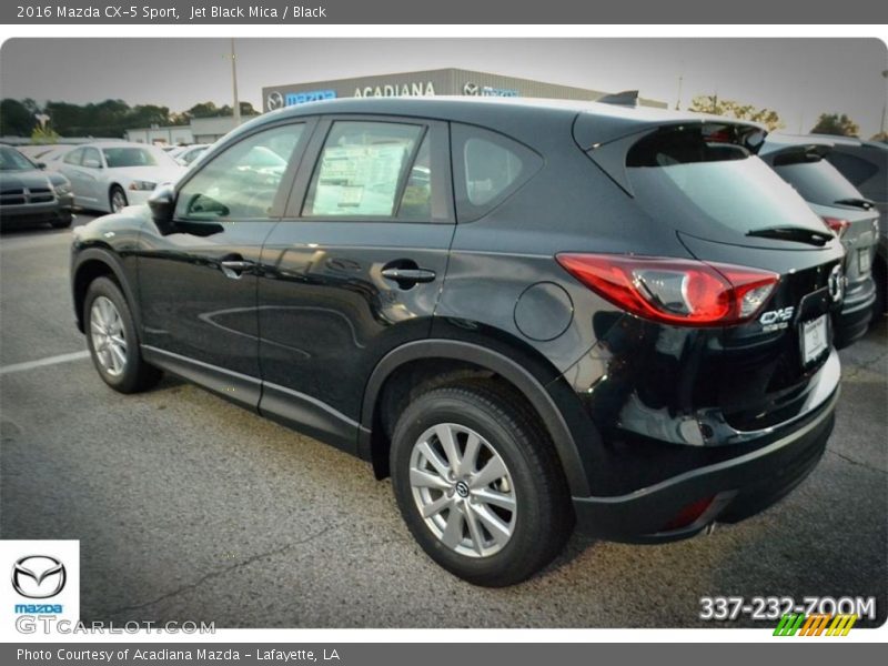 Jet Black Mica / Black 2016 Mazda CX-5 Sport