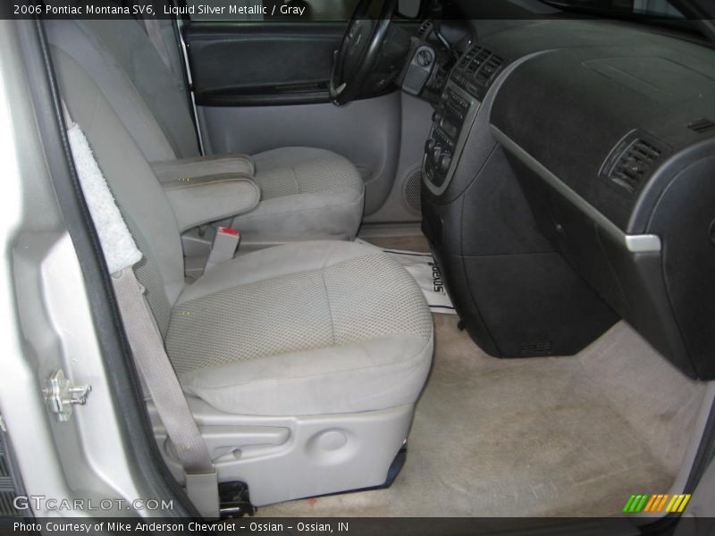 Liquid Silver Metallic / Gray 2006 Pontiac Montana SV6