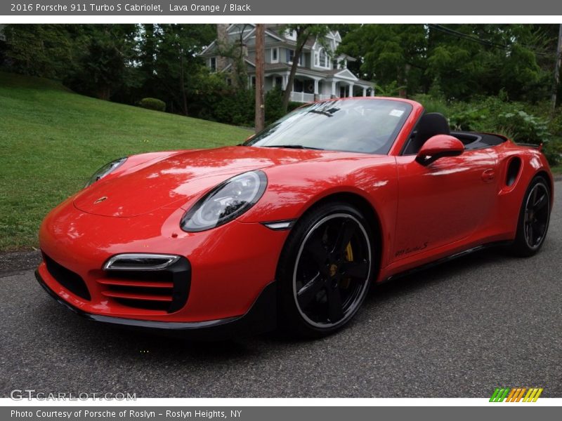 Front 3/4 View of 2016 911 Turbo S Cabriolet