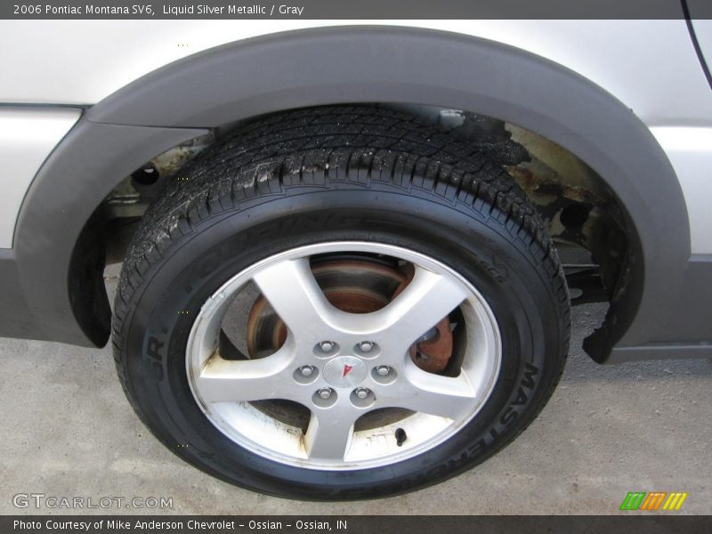 Liquid Silver Metallic / Gray 2006 Pontiac Montana SV6