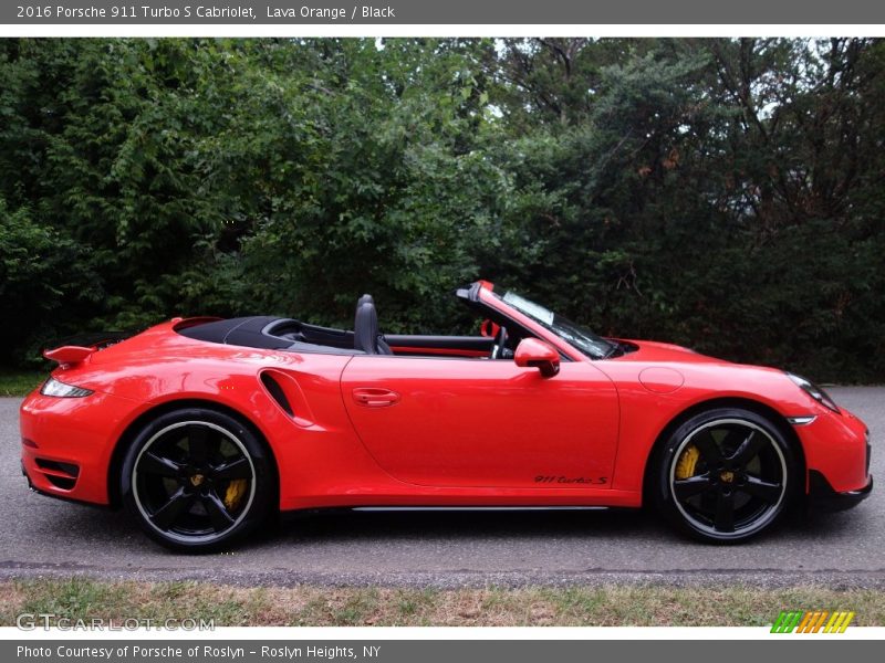  2016 911 Turbo S Cabriolet Lava Orange