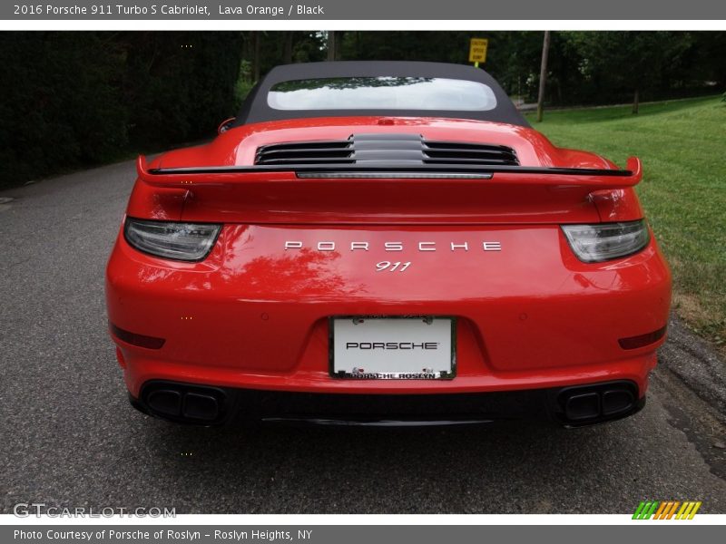  2016 911 Turbo S Cabriolet Lava Orange