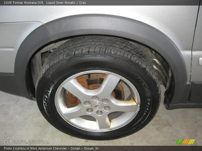 Liquid Silver Metallic / Gray 2006 Pontiac Montana SV6