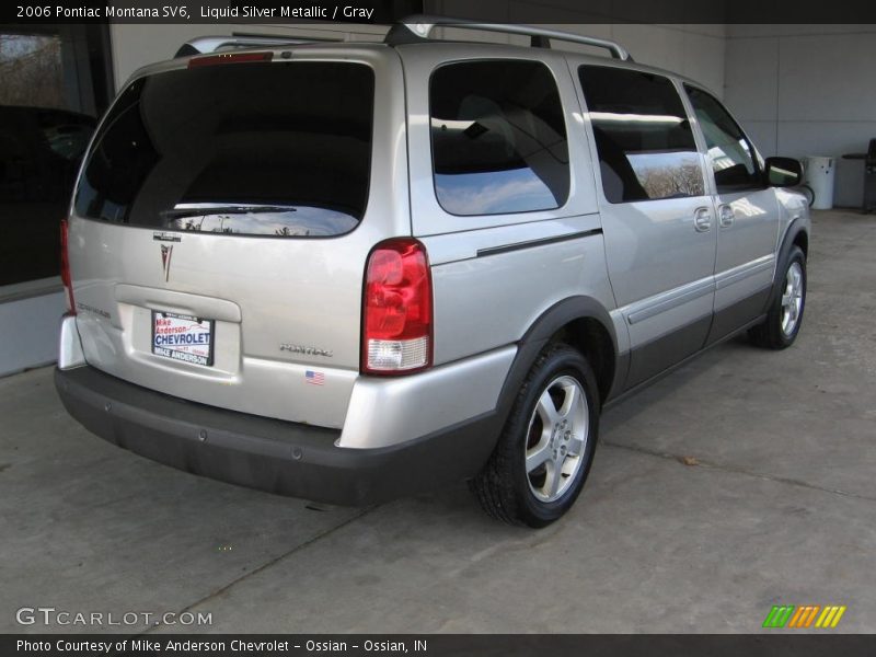 Liquid Silver Metallic / Gray 2006 Pontiac Montana SV6