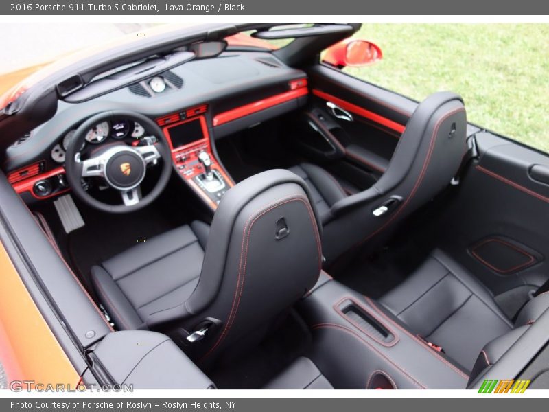  2016 911 Turbo S Cabriolet Black Interior
