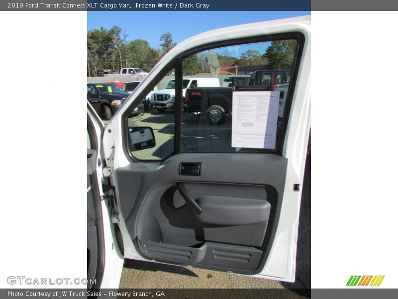 Frozen White / Dark Gray 2010 Ford Transit Connect XLT Cargo Van
