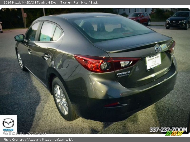 Titanium Flash Mica / Black 2016 Mazda MAZDA3 i Touring 4 Door