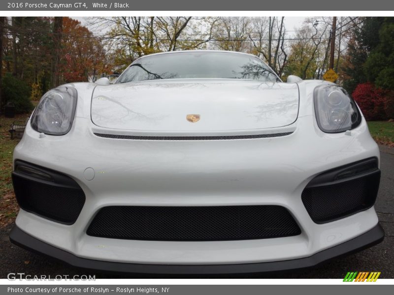 White / Black 2016 Porsche Cayman GT4