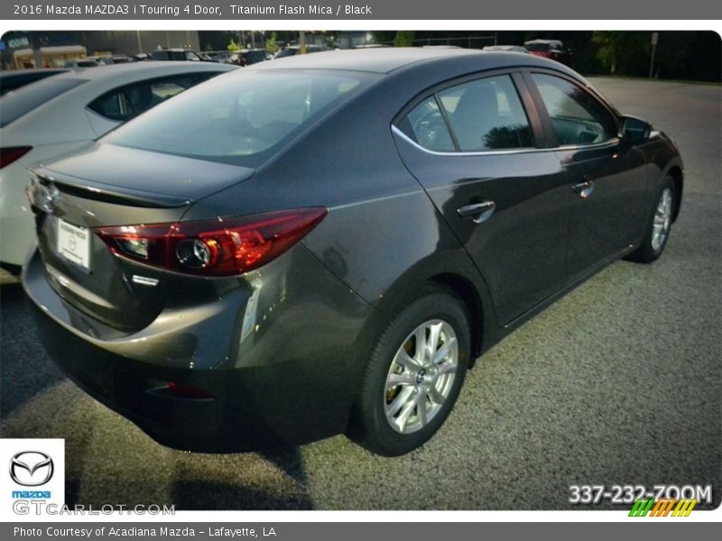 Titanium Flash Mica / Black 2016 Mazda MAZDA3 i Touring 4 Door