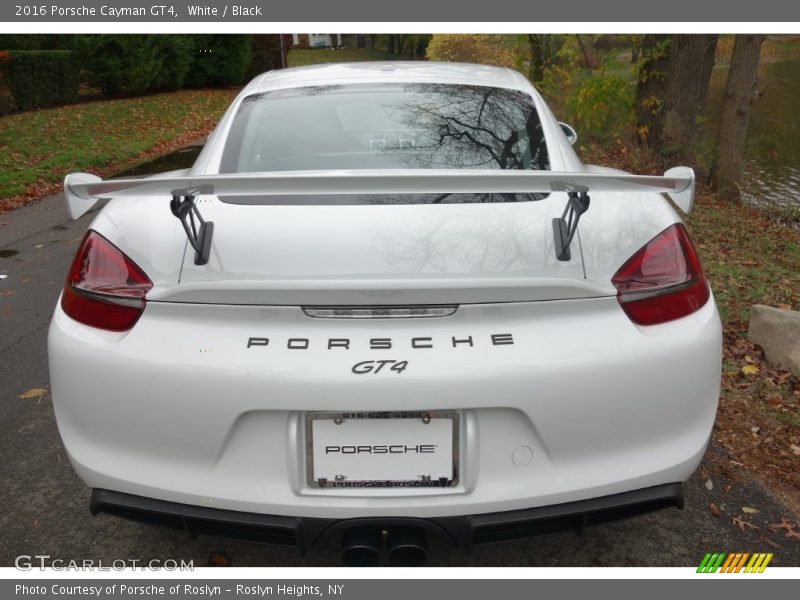 White / Black 2016 Porsche Cayman GT4