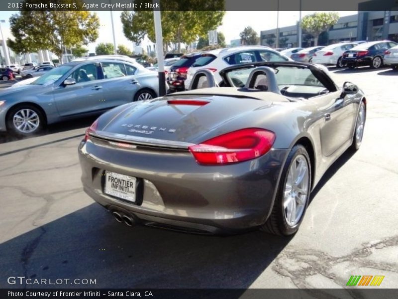 Agate Grey Metallic / Black 2013 Porsche Boxster S
