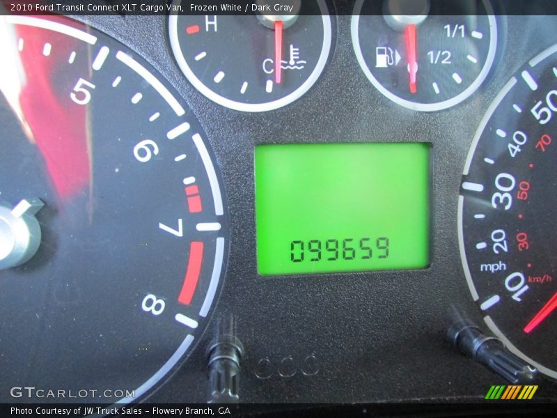 Frozen White / Dark Gray 2010 Ford Transit Connect XLT Cargo Van
