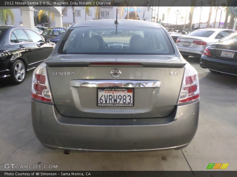 Magnetic Gray Metallic / Charcoal 2012 Nissan Sentra 2.0 SL