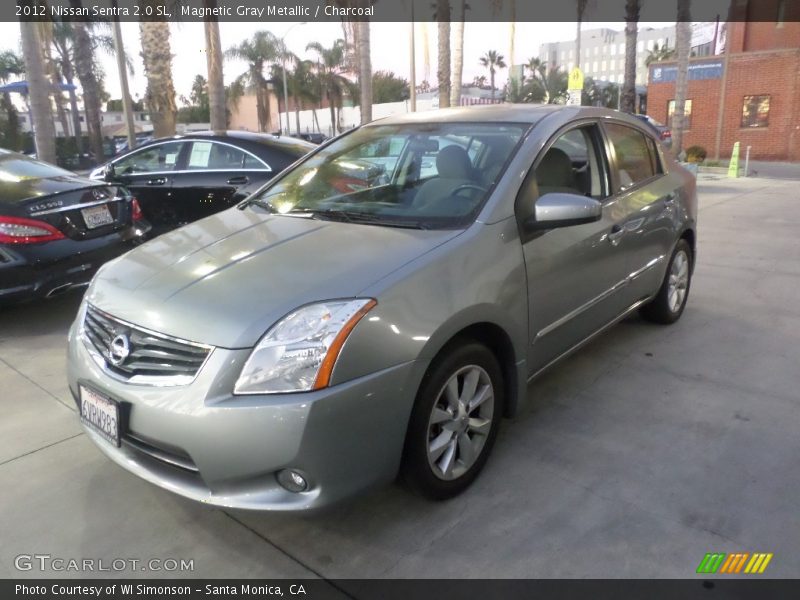 Magnetic Gray Metallic / Charcoal 2012 Nissan Sentra 2.0 SL