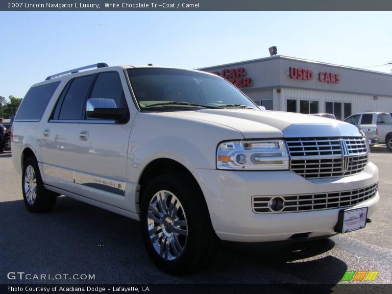 White Chocolate Tri-Coat / Camel 2007 Lincoln Navigator L Luxury