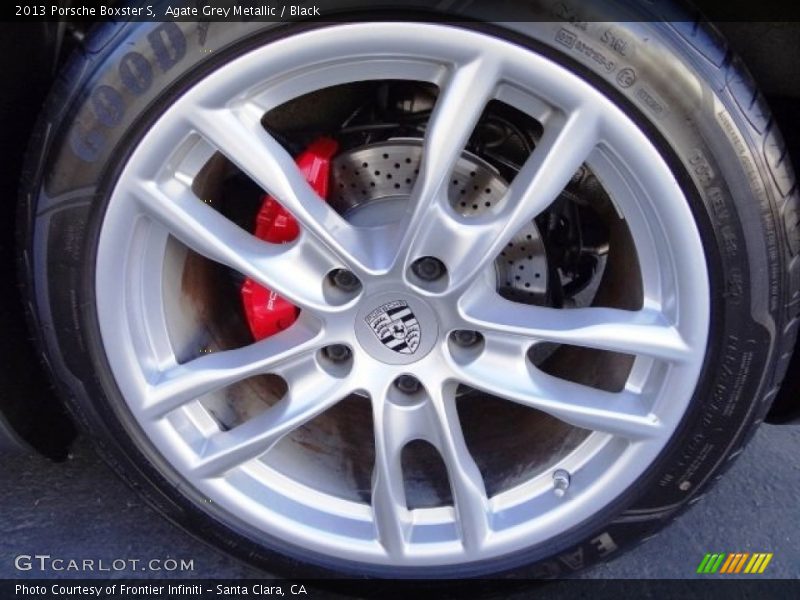 Agate Grey Metallic / Black 2013 Porsche Boxster S