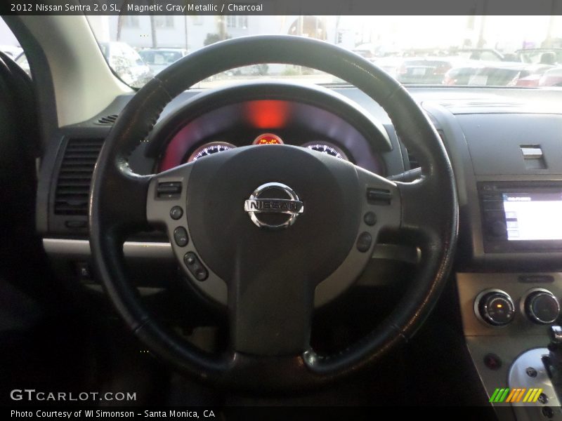 Magnetic Gray Metallic / Charcoal 2012 Nissan Sentra 2.0 SL