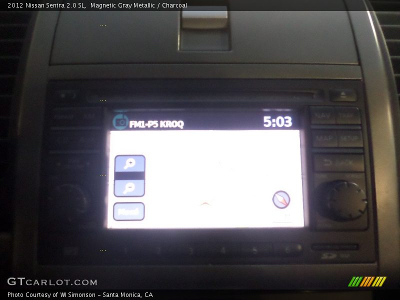 Magnetic Gray Metallic / Charcoal 2012 Nissan Sentra 2.0 SL