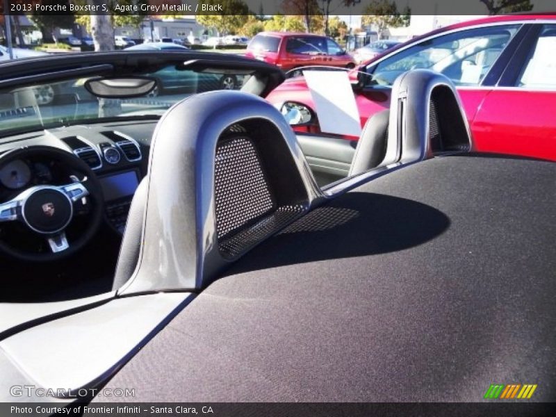 Agate Grey Metallic / Black 2013 Porsche Boxster S