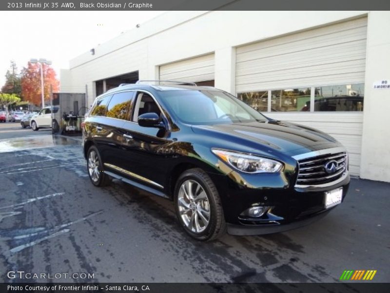 Black Obsidian / Graphite 2013 Infiniti JX 35 AWD