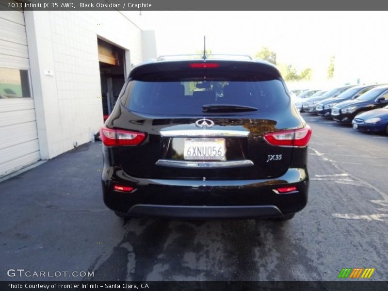 Black Obsidian / Graphite 2013 Infiniti JX 35 AWD