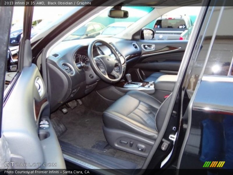 Black Obsidian / Graphite 2013 Infiniti JX 35 AWD