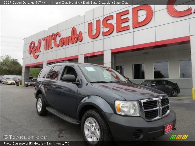 Mineral Gray Metallic / Dark Slate Gray/Light Slate Gray 2007 Dodge Durango SXT 4x4