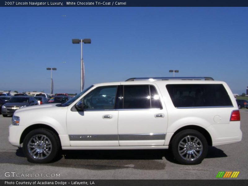 White Chocolate Tri-Coat / Camel 2007 Lincoln Navigator L Luxury