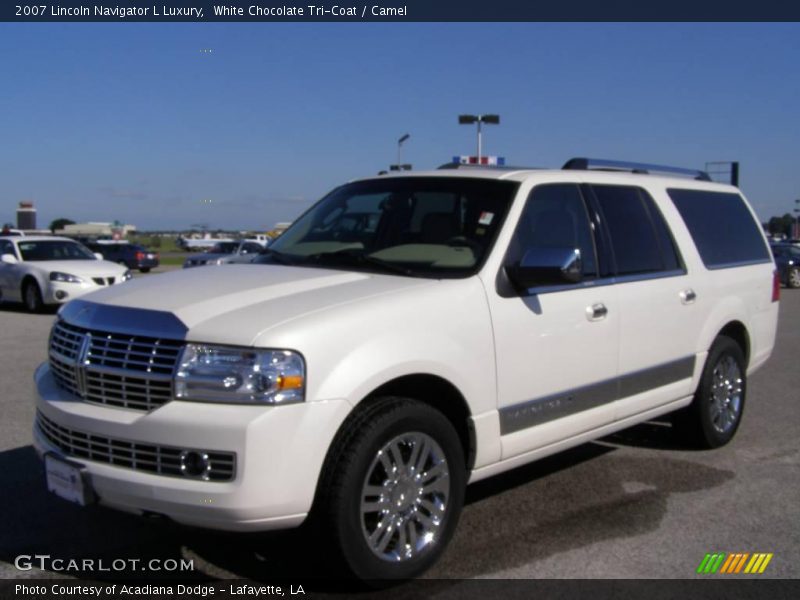 White Chocolate Tri-Coat / Camel 2007 Lincoln Navigator L Luxury