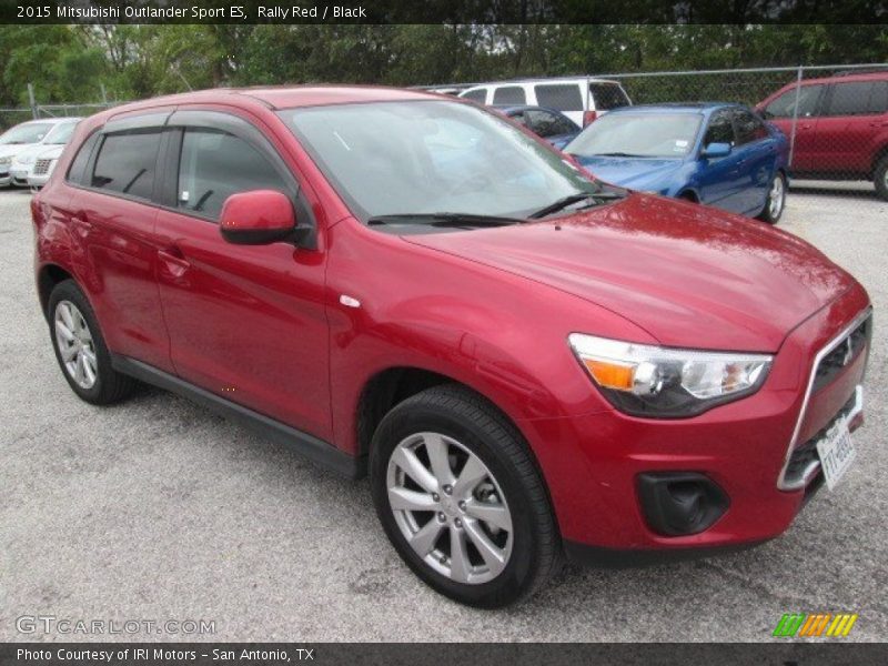 Rally Red / Black 2015 Mitsubishi Outlander Sport ES