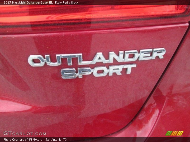 Rally Red / Black 2015 Mitsubishi Outlander Sport ES