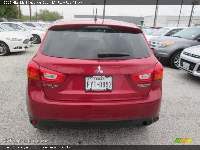 Rally Red / Black 2015 Mitsubishi Outlander Sport ES