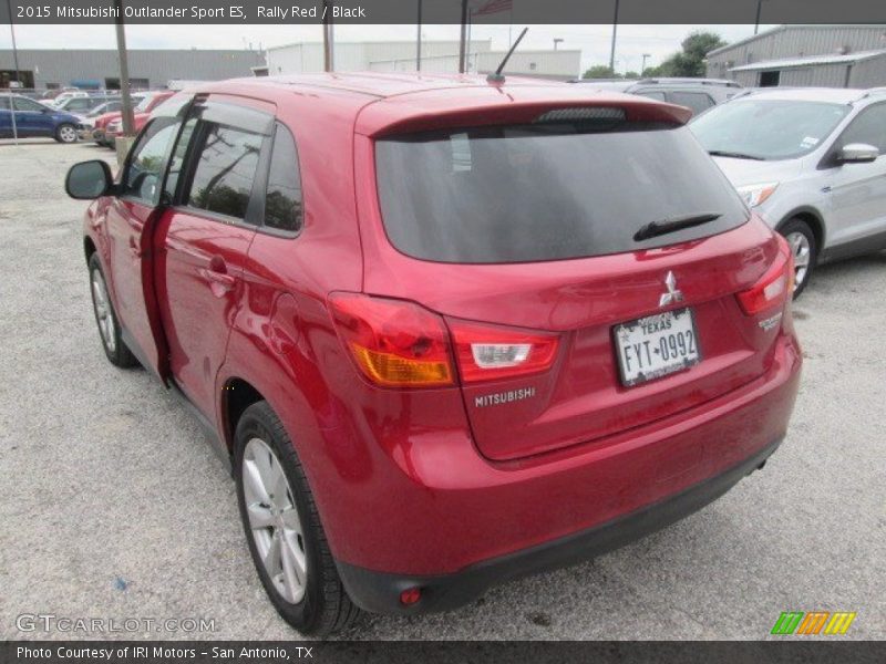 Rally Red / Black 2015 Mitsubishi Outlander Sport ES