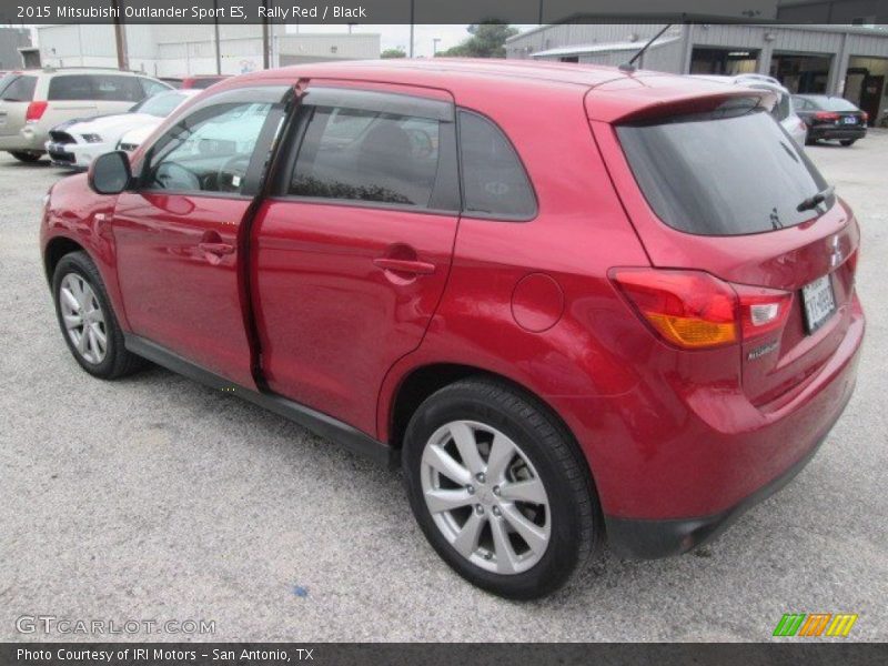 Rally Red / Black 2015 Mitsubishi Outlander Sport ES
