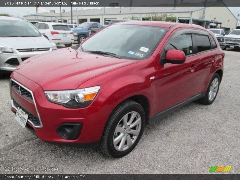Rally Red / Black 2015 Mitsubishi Outlander Sport ES