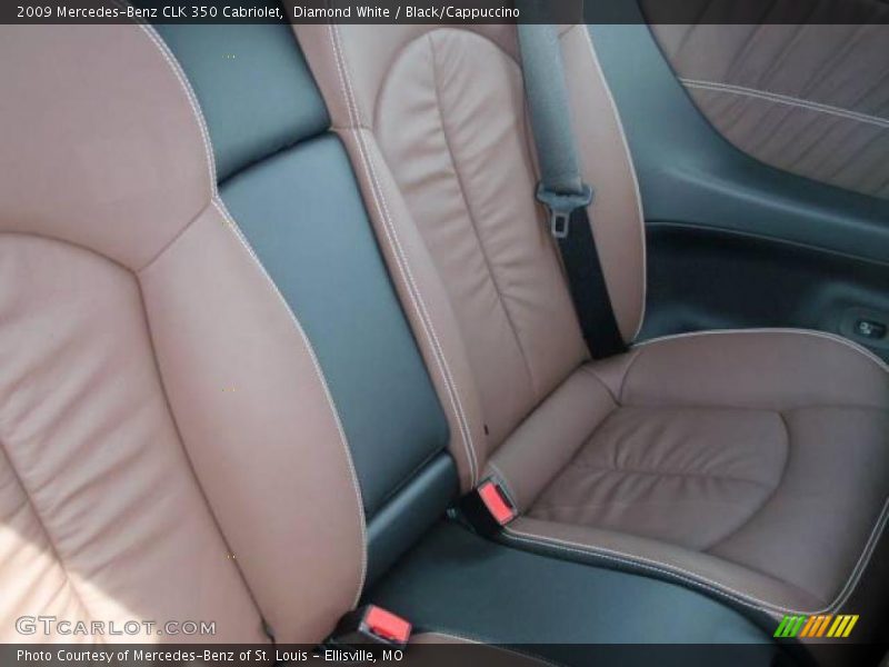Diamond White / Black/Cappuccino 2009 Mercedes-Benz CLK 350 Cabriolet