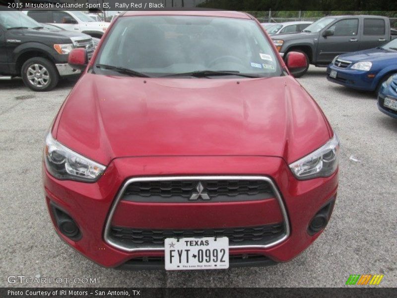 Rally Red / Black 2015 Mitsubishi Outlander Sport ES