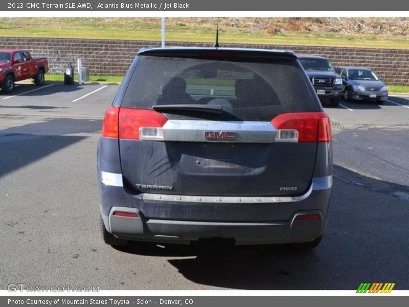 Atlantis Blue Metallic / Jet Black 2013 GMC Terrain SLE AWD